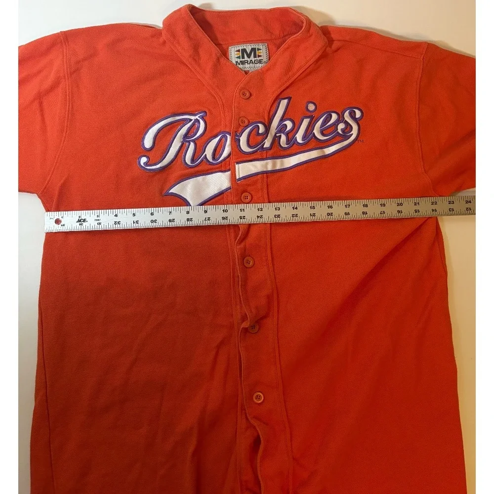 Vintage Colorado Rockies Embroidered Jersey | Orange | Large - Picture 4 of 4